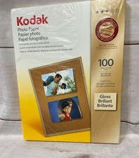 Kodak Picture Paper for InkJet Printers 8.5 x 11" Gloss Brillant 100 Sheets