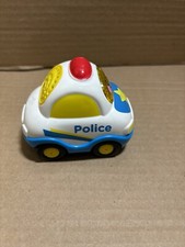 Vtech Go Go Smart Wheels White Police Car Tested and Works