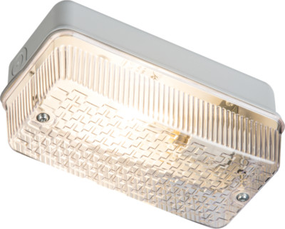 Knightsbridge BH22BC - 100W IP65 BC Aluminiumfuß klar Schott - wetterfest