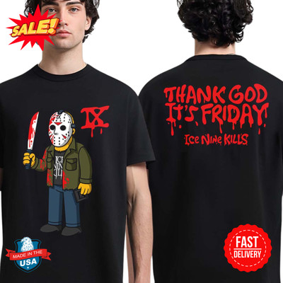 Ice Nine Kills Celebrating 45 Years of Fear at Crystal Lake Jason Voorhees Tee