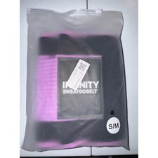 Infinity Sweat Belt Waist Trainer Body Shaper Slimming Band Workout S/M