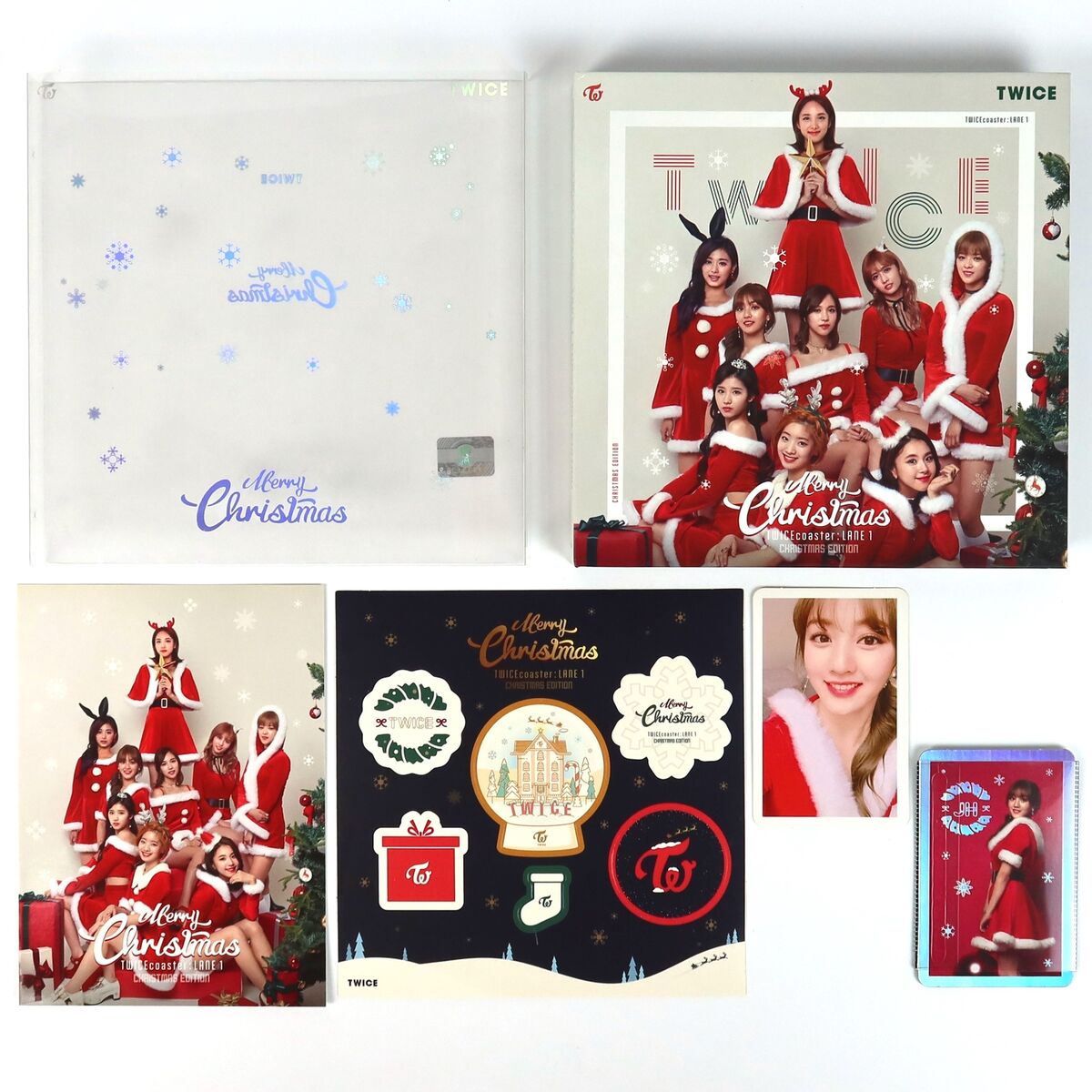 Twice Twicecoaster: Lane 1 Christmas Edition CD Album Jihyo Twice Twicecoaster: Lane 1 Christmas Edition CD Album Jihyo