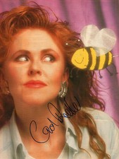 Carol Decker "T`Pau" Autogramm signed A4 Zeitungsbild 