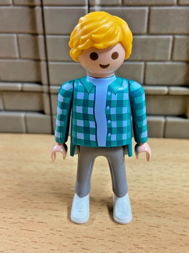 Playmobil modern man character basketball shirt 6 - for CUSTOM RARE VINTAGE