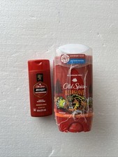 Old Spice Bearglove Men's Deodorant Crisp Orchard Sent -Sealed 3 Pack w bodywash