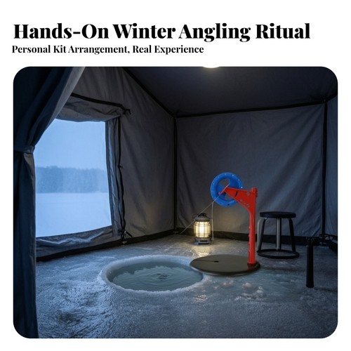 10 Stück Eisangeln Flagge Hohe Sichtbarkeit für Angler - Bild 2 von 10
