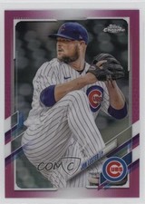 2021 Topps Chrome Pink Refractor Jon Lester #13 oc3