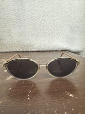 Marchon Cold Insert Tres Jolie 35 Smoke Gold Brown Womens Eyeglasses FRAMES ONLY