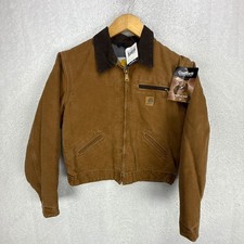 Carhartt Detroit Jacket Fleece Lined Youth Large 10/12 YYJ97 BRN Brown NWT NOS