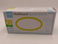 Medline MediGuard Special NitrileGloves PF Size XS Pack of 200