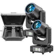 350W 48Prism Beam Moving Head Light Gobo 48Prism Stage Lighting DJ Party w/Case