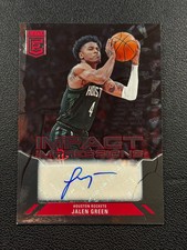 JALEN GREEN 2023-24 Panini Elite Impact Impressions Auto #II-JGR