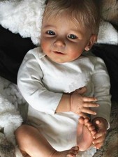 22" Newborn Cloth Body Toddler Adorable Toy Reborn Baby Dolls Lifelike Realistic