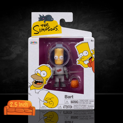 #ad Bart Simpson In Astronaut Costume The Simpsons 2.5quot; Action Figure Jakks Pacific $9.69