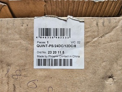 NEU PHOENIX CONTACT QUINT PS/24DC/12DC/8 DC/DC WANDLER KOSTENLOSER SCHNELLER ...