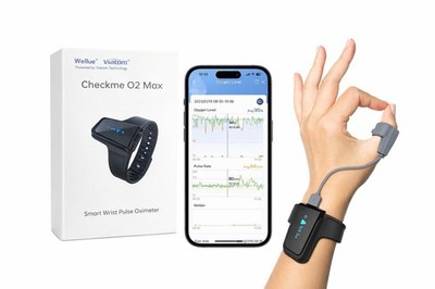 Wellue Checkme O2 Max SpO2 Pulse Oximeter New Sealed Sleep Monitor Ring BT App