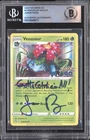 2022 Pokemon Go #3 Venusaur Jason Paige Signed BGS Auth Auto