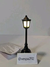 Target Bullseye Playground Christmas Lamp Post Village Mini Figure Lights Up