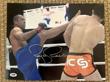 Royce Gracie Signed UFC Photo PSA/DNA - 11 x 14 Inches - Front Kick