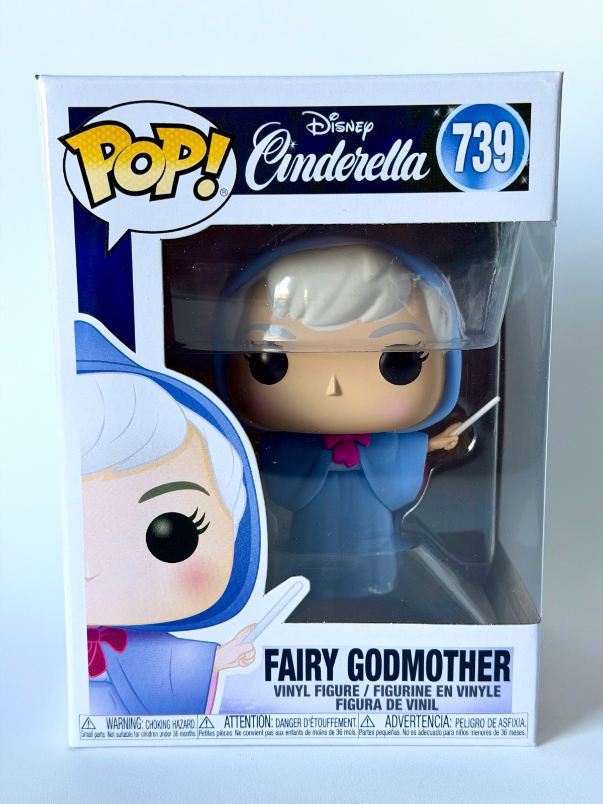 Funko Pop! Disney Cinderella - Fairy Godmother #739 Vinyl Figure New