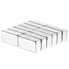 3/4 x 3/8 x 1/4 Inch Strong Neodymium Rare Earth Block Magnets N52 12 Pack 