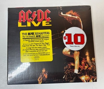 AC/DC Live CD Remastered 14 Tracks Classic Rock Album New Sealed Collectible