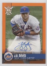 2021 Topps Big League Electric Orange 12/99 JD Davis #BLA-JD Auto 3f4