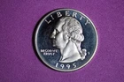 ESTATE FIND 1995 S PROOF SILVER WASHINGTON QUARTER #K58766