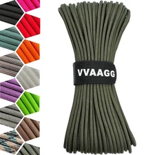 1000lb Paracord Rope Nylon Cord for Camping, Survival DIY Multi Sizes & Colors