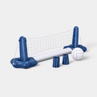 Inflatable Pool Volleyball Net Pool Basketball and Volleyball Set - Sun Squad