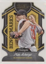 2019 Panini Leather & Lumber BenchMarks Gold 84/99 Max Scherzer #B-18 9cf