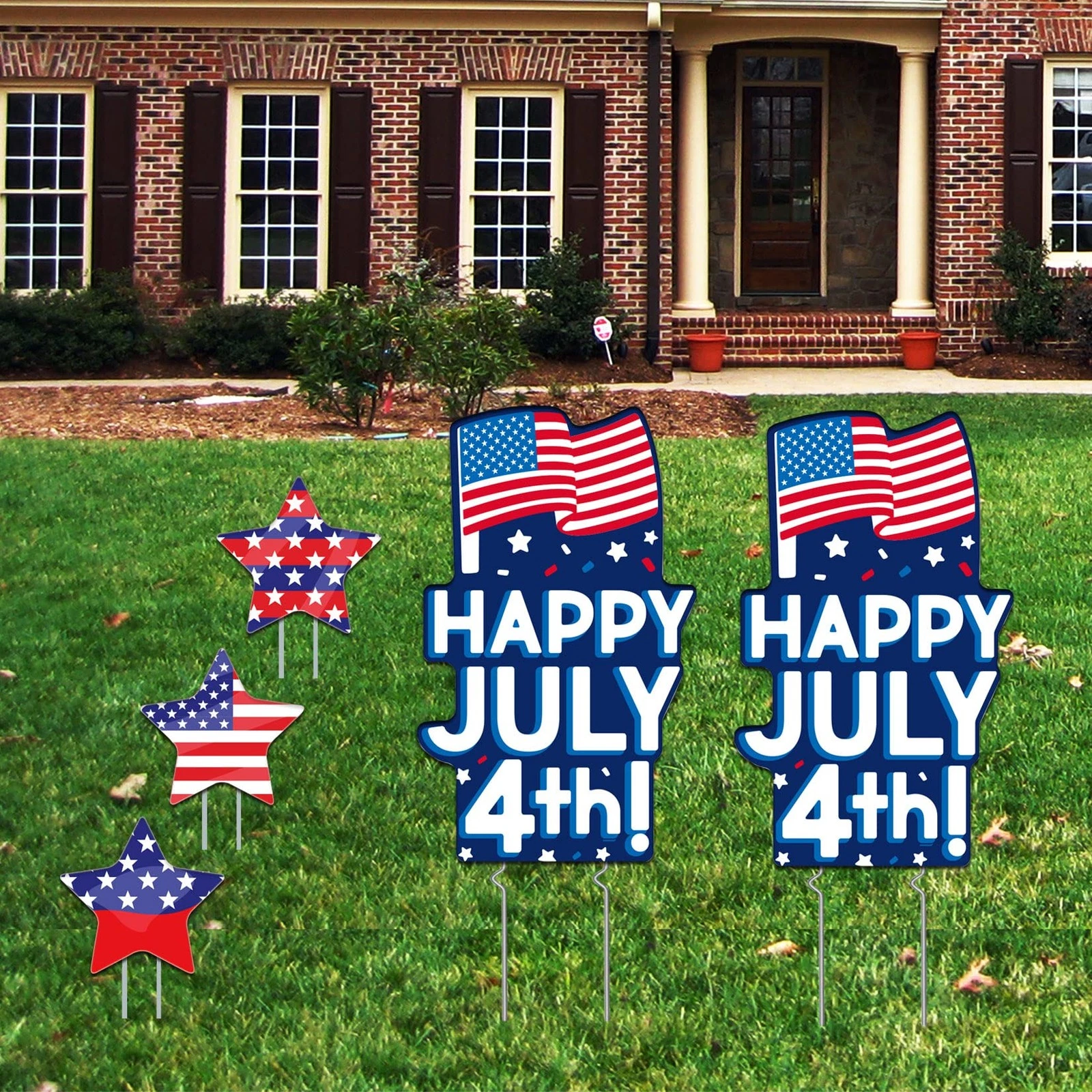 Outdoor Yard Sign Decoration - Memorial Day & 4th of July