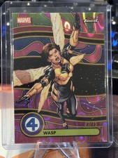 2026 Topps Finest Fantastic Four- Blacklight- Wasp- Purple Refractor- /75
