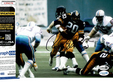 Pittsburgh Steelers Rocky Bleier autographed  8X10 action  PHOTO   JSA Certified