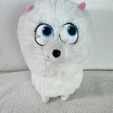 Ty Beanie Babies Secret Life of Pets Gidget Plush 9" White Dog Stuffed Animal