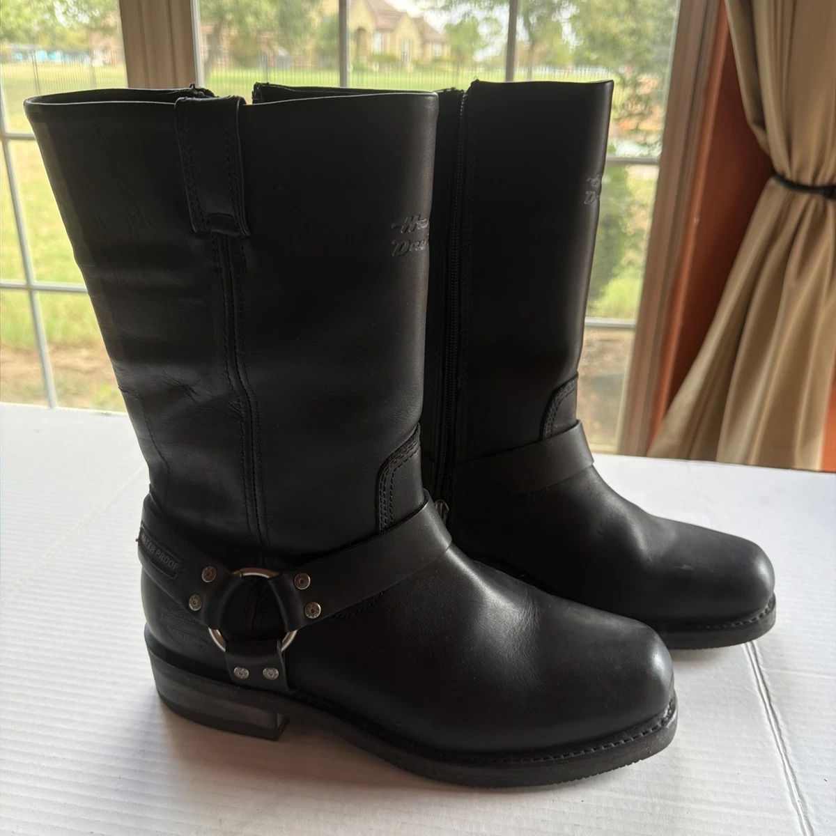Harley-Davidson Zip Leather Upper Boots for Men for Sale | Shop