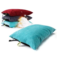 ZOOOBELIVES Down Filled Camping Pillow for Travel, Washable Soft Cover, Small...