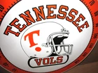 TENNESSEE VOLS VOLUNTEERS - Vintage Thermometer Face Sign SEC FOOTBALL Knoxville