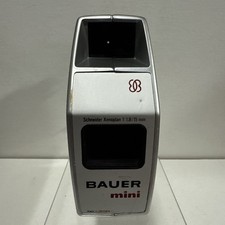 BAUER 8 mm MODEL  MINI  MOVIE CAMERA "REDUCED" SCHNEIDER-XENOPLAN 1: 1.8 15mm