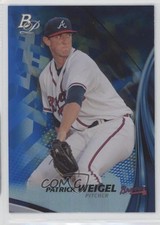 2017 Bowman Platinum Top Prospects Royal Blue Patrick Weigel #TP-PW 2b2