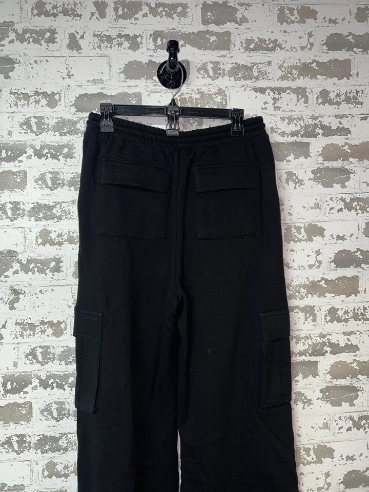 ¡NUEVO CON ETIQUETAS! Pantalones Victoria's Secret ROSA Estilo Carga Pierna Ancha Negros Talla MEDIANA $60 Foto 4 de 4