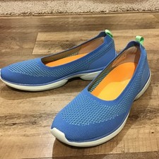 NWOB Vionic Kallie Women's Size 10 Blue Knit Slip On Flats