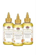 3 Pack African Pride Moisture Miracle Strengthen & Protect 5 Essential Oils 4 oz