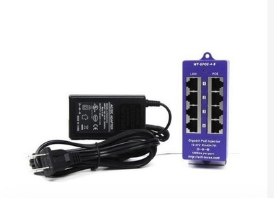 PoE Texas 4 Port 24V Passive PoE Injector with 24V 30W Gigabit Injector