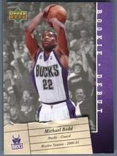 2006-07 Upper Deck Rookie Debut Milwaukee Bucks Michael Redd #52