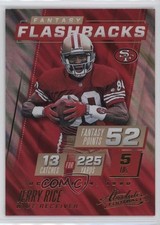 2017 Panini Absolute Fantasy Flashbacks Retail Jerry Rice #2 HOF 3b8