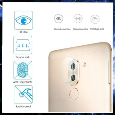 PROTECTION CAMÉRA POUR HUAWEI HONOR 6X FILM VERRE TREMPÉ LENTILLE ARRIÈRE VITRE - Photo 1/4