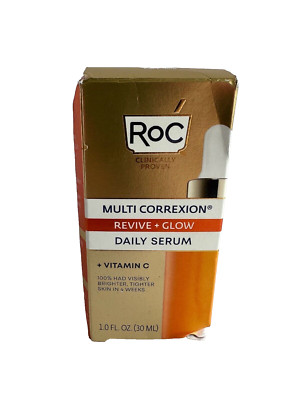 RoC Multi Correxion Revive + Glow Daily Serum 1.0fl.oz./30ml NEW