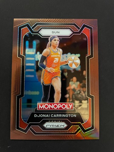 2024 Panini Prizm Monopoly WNBA Brown Prizm /249 DiJonai Carrington #17