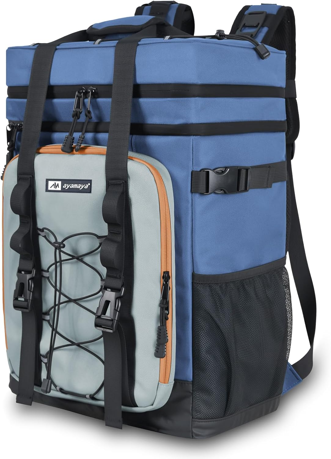 Upgraded 40-Can Leakproof Backpack Cooler with Padded Top Handle-image